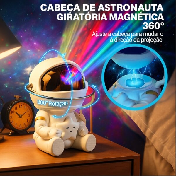 Projetor 3D Astronauta Frete Gratis